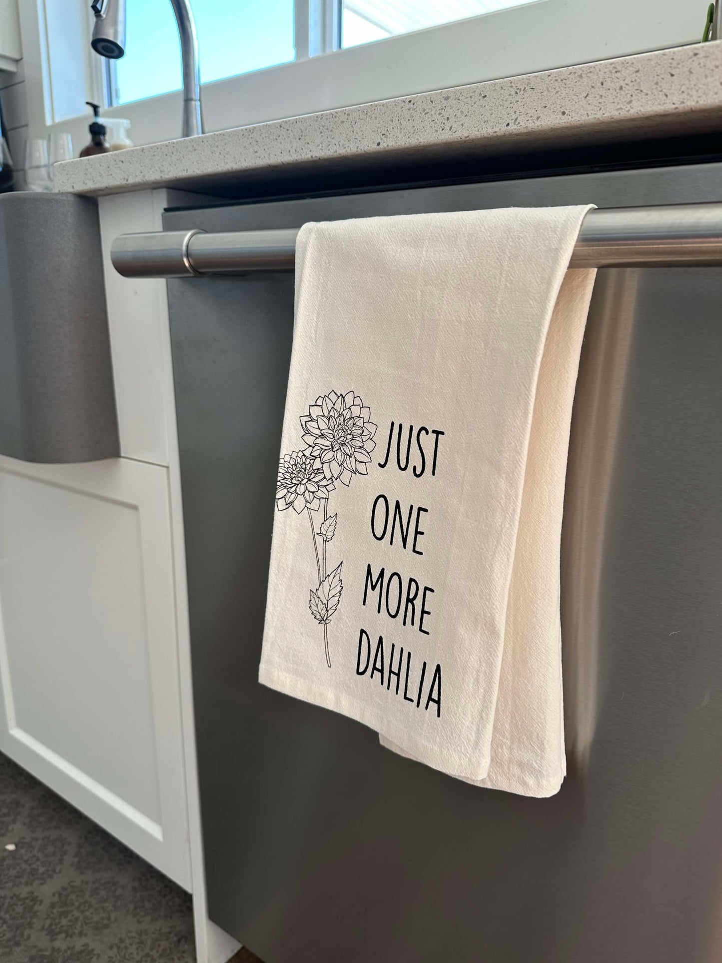 Dahlia Tea Towel